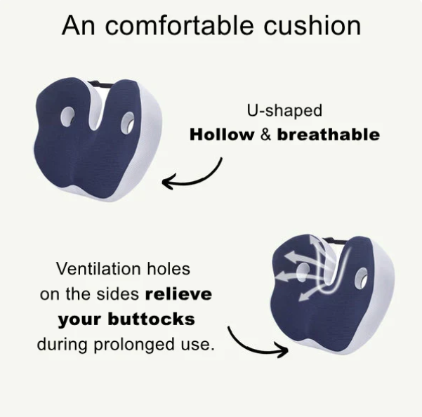 Flyraze™ Orthopedic Ventilated Seat Cushion